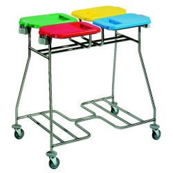 Italy Francehospital Waste Management Trolley - CB40P